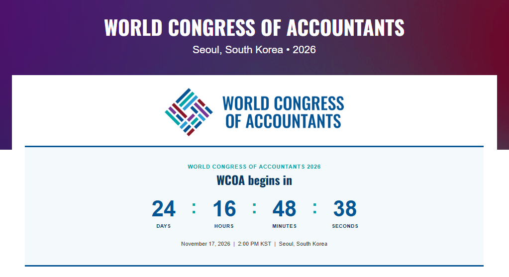 Imagen de El Presidente del ICAC estará en el Congreso Mundial de Contables 2026 en Seúl (Corea)