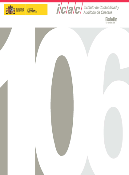 Nº 106 BOLETIN DEL INSTITUTO DE CONTABILIDAD Y AUDITORIA DE CUENTAS