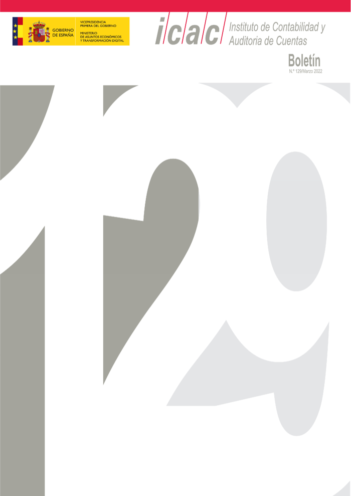 Nº 129 BOLETIN DEL INSTITUTO DE CONTABILIDAD Y AUDITORIA DE CUENTAS