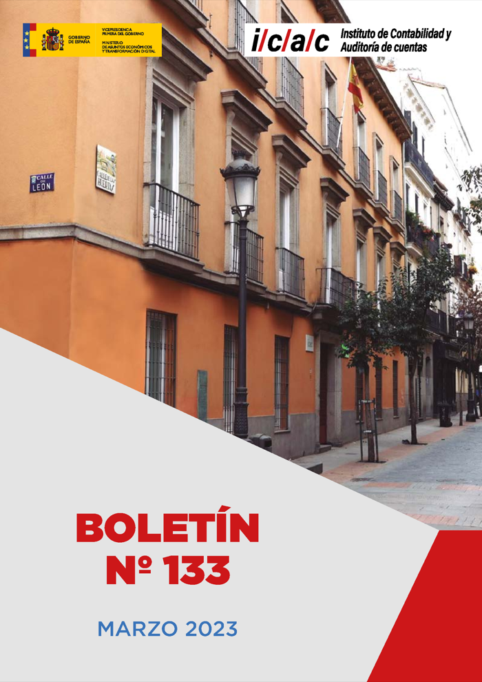 Nº133 BOLETIN DEL INSTITUTO DE CONTABILIDAD Y AUDITORIA DE CUENTAS