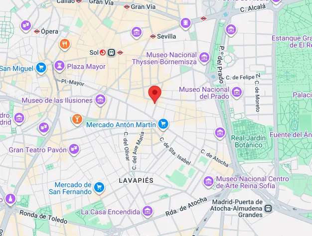 Mapa de localización ICAC