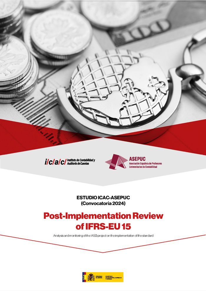 Post-Implementation Review of IFRS-EU 15. Analysis and monitoring of the IASB project on the implementation of the standard
